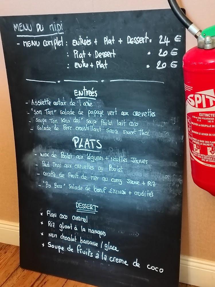 Boon Saveurs Thai - Menu Image 1