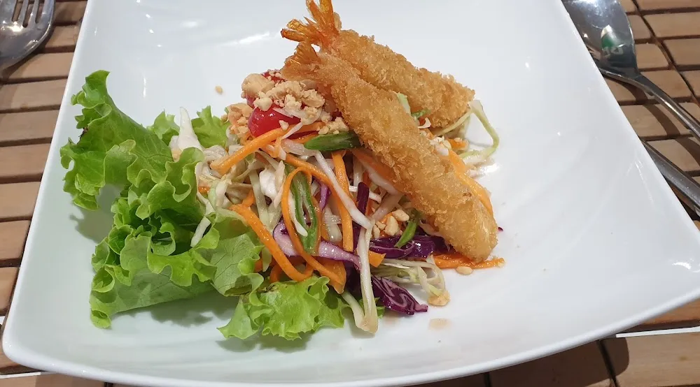 Salade Crevette Croustillantes Cacahuètes